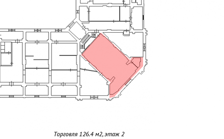 126,4 м², торговое помещение - изображение 5