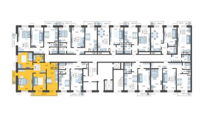 80 м², 3-комнатная квартира 7 400 000 ₽ - изображение 68