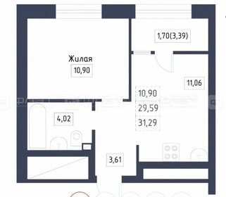 55,9 м², 2-комнатная квартира 8 670 000 ₽ - изображение 12