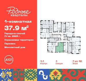 39,6 м², 1-комнатная квартира 9 400 000 ₽ - изображение 26