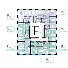 Квартира 71,8 м², 3-комнатная - изображение 2