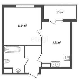 Квартира 29,7 м², 1-комнатная - изображение 2