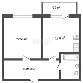 Квартира 43,1 м², 1-комнатная - изображение 2