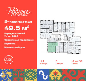 Квартира 49,5 м², 2-комнатная - изображение 2