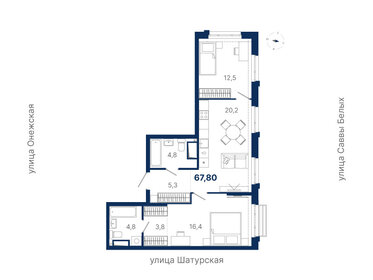 64,9 м², 2-комнатная квартира 11 790 000 ₽ - изображение 21