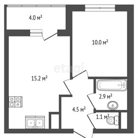 Квартира 33,5 м², 2-комнатная - изображение 3