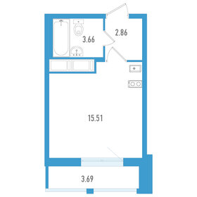 27 м², квартира-студия 4 000 000 ₽ - изображение 64