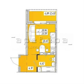 23 м², квартира-студия 3 200 000 ₽ - изображение 71