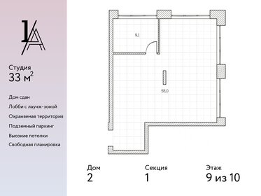 56 м², 1-комнатные апартаменты 19 000 000 ₽ - изображение 11