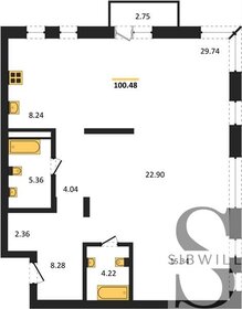 132 м², 3-комнатная квартира 22 000 000 ₽ - изображение 52