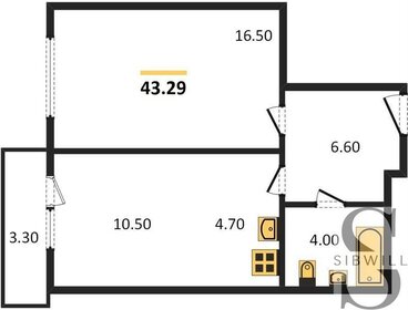 44,5 м², 2-комнатная квартира 5 800 000 ₽ - изображение 40