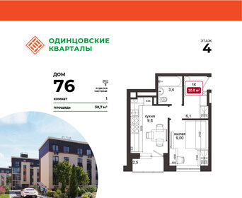 32,3 м², 1-комнатная квартира 8 750 000 ₽ - изображение 62