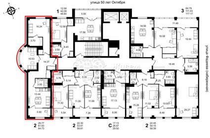 64,7 м², 2-комнатная квартира 7 342 000 ₽ - изображение 7