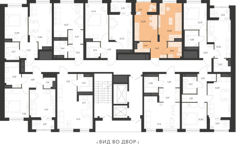 36,3 м², 1-комнатная квартира 4 892 000 ₽ - изображение 22