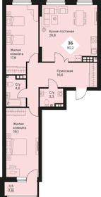 89,9 м², 3-комнатная квартира 9 883 500 ₽ - изображение 12