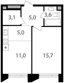 40,2 м², 1-комнатная квартира 22 275 142 ₽ - изображение 10