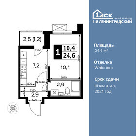 Квартира 24,6 м², 1-комнатная - изображение 1