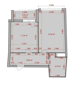 Квартира 38 м², 1-комнатная - изображение 1