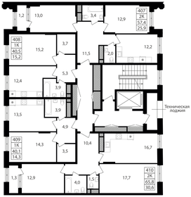 67,7 м², 2-комнатная квартира 20 120 440 ₽ - изображение 19