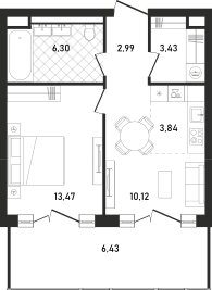66 м², 2-комнатная квартира 40 000 000 ₽ - изображение 67