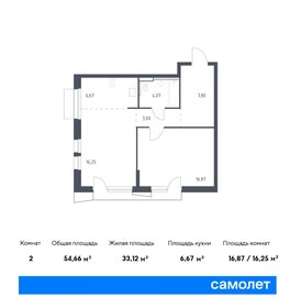 54,7 м², 1-комнатная квартира 12 053 921 ₽ - изображение 71