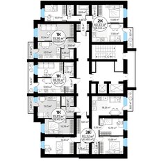 Квартира 60,3 м², 2-комнатная - изображение 3