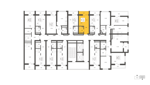 18 м², квартира-студия 7 000 000 ₽ - изображение 105