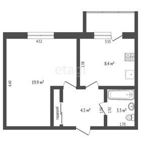 28,4 м², комната - изображение 5