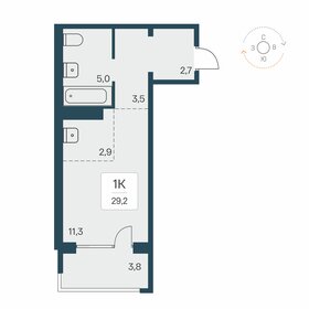 30,1 м², 1-комнатная квартира 2 850 000 ₽ - изображение 84