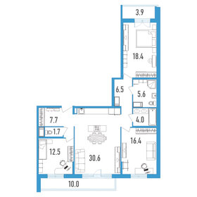 107,7 м², 4-комнатная квартира 26 914 000 ₽ - изображение 80