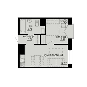 42,9 м², 1-комнатные апартаменты 9 223 500 ₽ - изображение 111