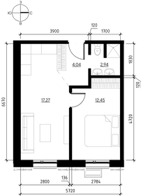 37,6 м², 1-комнатная квартира 4 790 000 ₽ - изображение 20