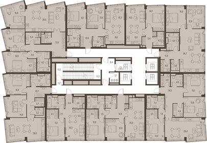 91,4 м², 3-комнатная квартира 66 323 220 ₽ - изображение 36