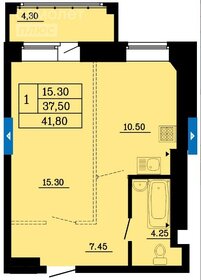 Квартира 41,8 м², 1-комнатная - изображение 5