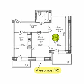 66,3 м², 2-комнатная квартира 8 619 000 ₽ - изображение 17