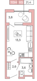 25,5 м², квартира-студия 8 500 000 ₽ - изображение 63