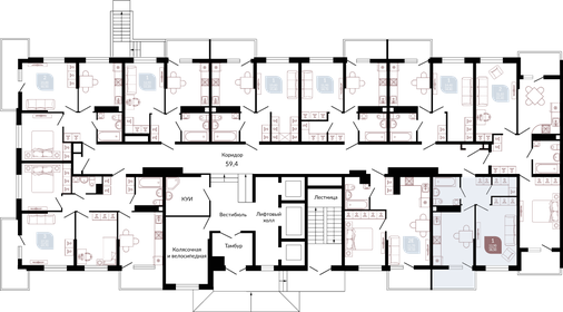 35 м², 1-комнатная квартира 4 100 000 ₽ - изображение 71