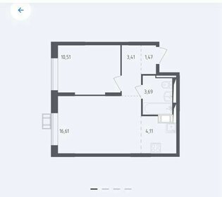 39,3 м², 1-комнатная квартира 7 000 000 ₽ - изображение 23