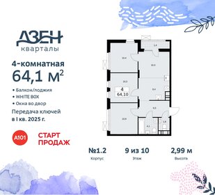 64,1 м², 4-комнатная квартира 15 721 467 ₽ - изображение 28