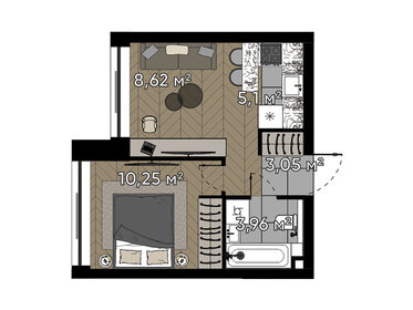 31 м², 1-комнатная квартира 10 900 000 ₽ - изображение 103