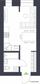 34,7 м², 1-комнатная квартира 4 190 000 ₽ - изображение 57