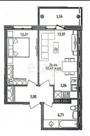 36,5 м², 1-комнатная квартира 5 700 000 ₽ - изображение 6