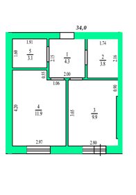 54 м², 2-комнатная квартира 3 150 000 ₽ - изображение 49