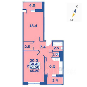 77,9 м², 2-комнатная квартира 38 171 000 ₽ - изображение 54