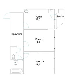 41,3 м², 1-комнатная квартира 7 000 000 ₽ - изображение 59