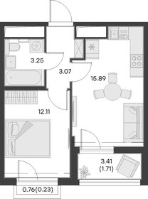 34,2 м², 1-комнатная квартира 5 815 000 ₽ - изображение 27