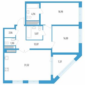 Квартира 97,8 м², 2-комнатная - изображение 1