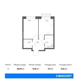 31 м², 1-комнатная квартира 6 800 000 ₽ - изображение 28