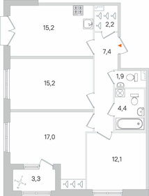 77 м², 3-комнатная квартира 17 150 000 ₽ - изображение 38