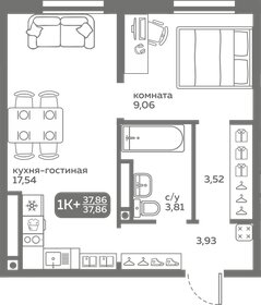 39,7 м², 1-комнатная квартира 5 000 000 ₽ - изображение 75